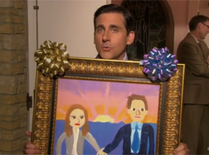 michael with his SFW portrait.